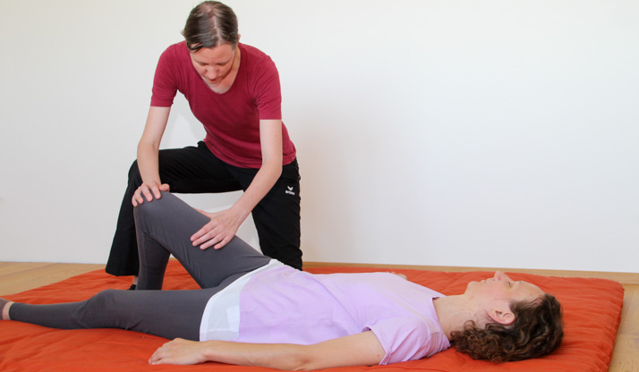 Shiatsu Behandlung Oberschenkel